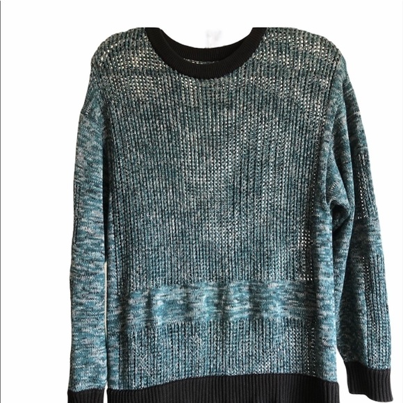 Public School Knit Turquoise Blue Sweater Dress S - Picture 3 of 10